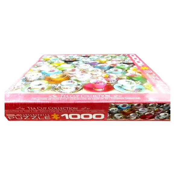 Eurographics 1000 Piece Jigsaw Puzzle Tea Cup Collection Entertainment - Picture 4 of 13